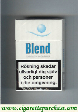 Blend Smooth Menthol cigarettes Sweden